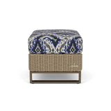 Milan Ottoman Premium Wicker Furniture Made In USA Lloyd Flanders Outdoor Ottomans LOOMLAN By Lloyd Flanders