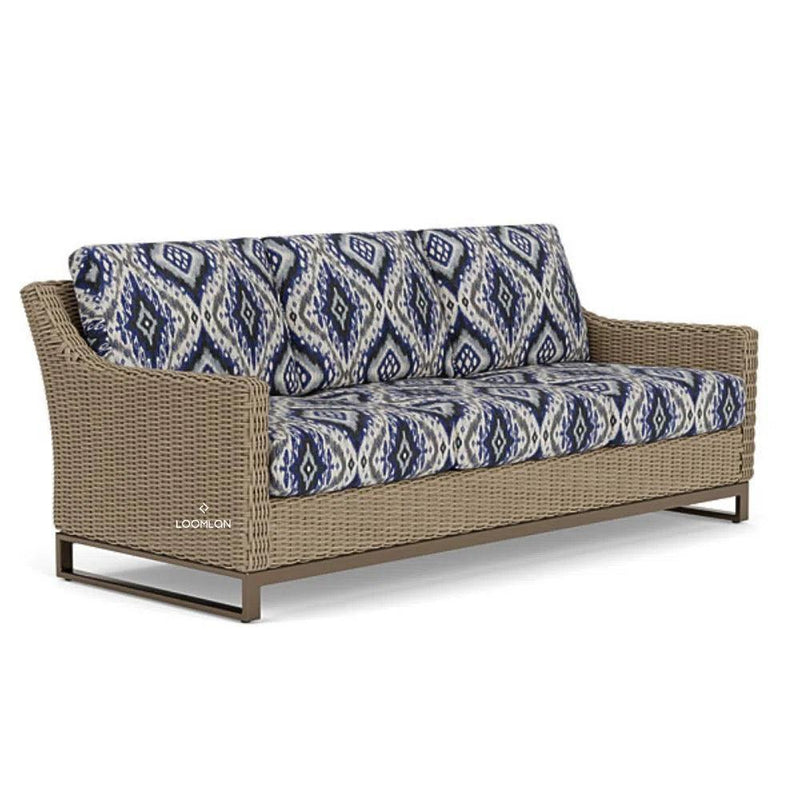 Milan Sofa Premium Wicker Furniture Made In USA Lloyd Flanders Outdoor Sofas & Loveseats LOOMLAN By Lloyd Flanders