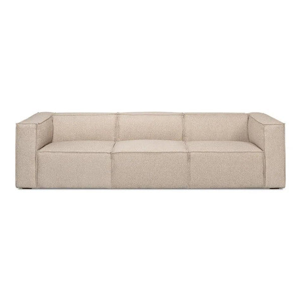 Miles Linen Sofa Low Profile 109" Sofas & Loveseats LOOMLAN By Sarreid