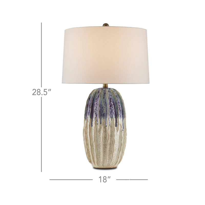 Milk Purple Montmartre Table Lamp Table Lamps LOOMLAN By Currey & Co