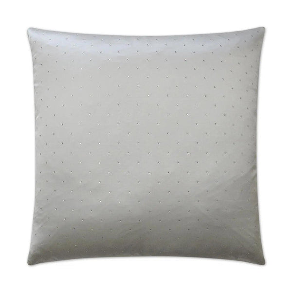 Milky Way Platinum Silver Throw Pillow With Insert Throw Pillows LOOMLAN By D.V. Kap