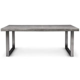 Miller Fiber Reinforced Concrete Rectangular Dining Table Outdoor Dining Tables LOOMLAN By Urbia