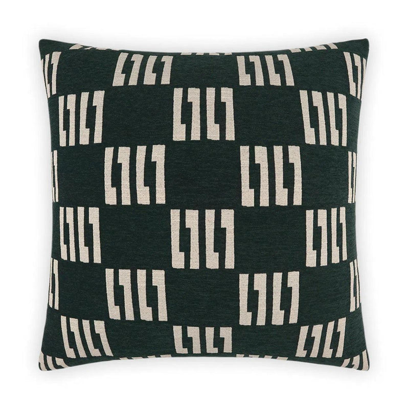 Milo Charcoal Black Throw Pillow With Insert Throw Pillows LOOMLAN By D.V. Kap