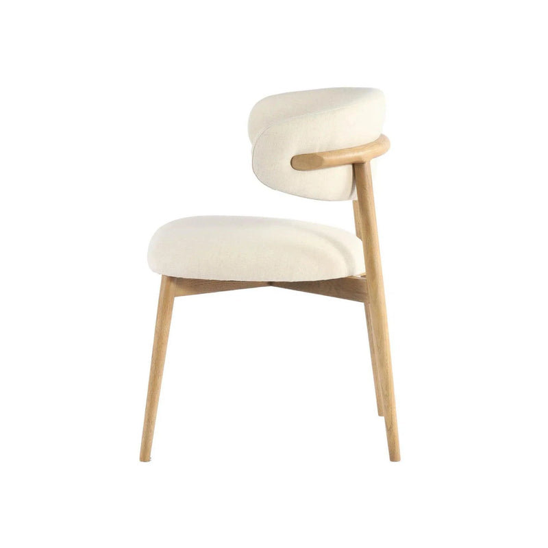 Milo Polyester Upholstered Armless Dining Chair