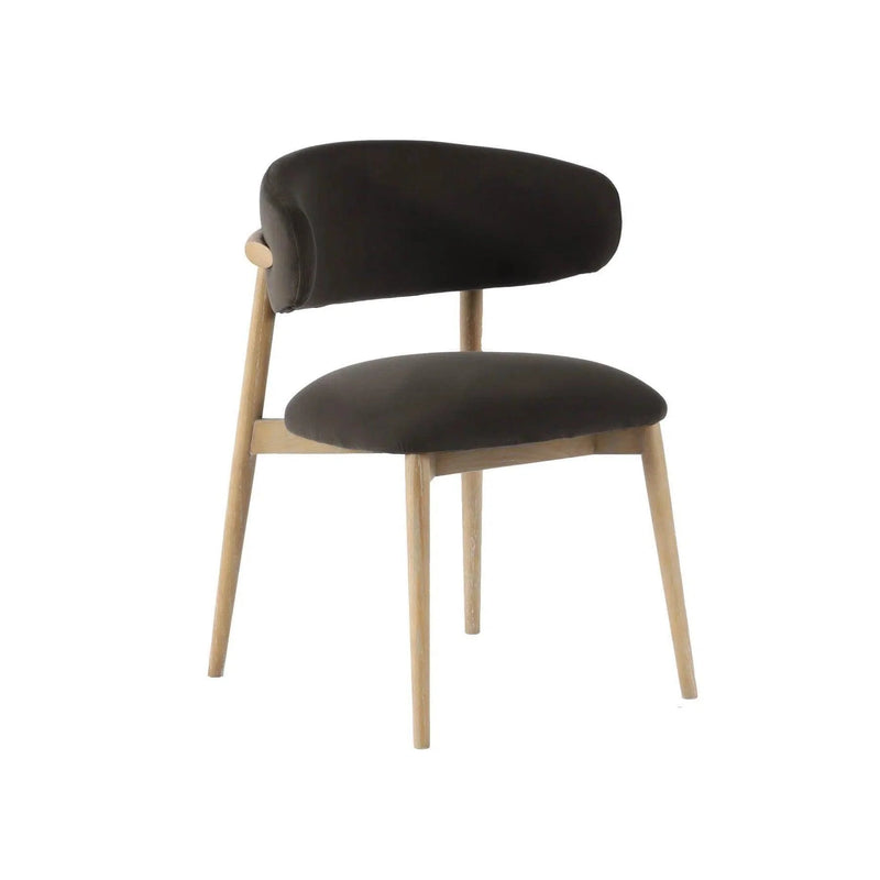 Milo Polyester Upholstered Armless Dining Chair