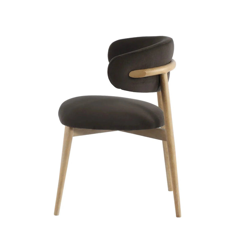 Milo Polyester Upholstered Armless Dining Chair