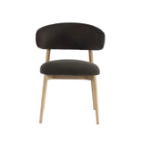 Milo Polyester Upholstered Armless Dining Chair