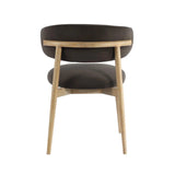 Milo Polyester Upholstered Armless Dining Chair