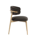 Milo Polyester Upholstered Armless Dining Chair