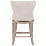 Milton Swivel Counter Stool Bisque French Linen Ash Counter Stools LOOMLAN By Essentials For Living