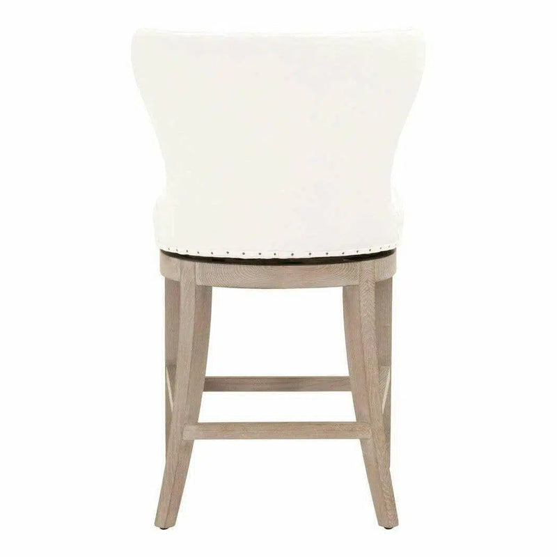 Milton Swivel Counter Stool LiveSmart Peyton-Pearl Ash Counter Stools LOOMLAN By Essentials For Living