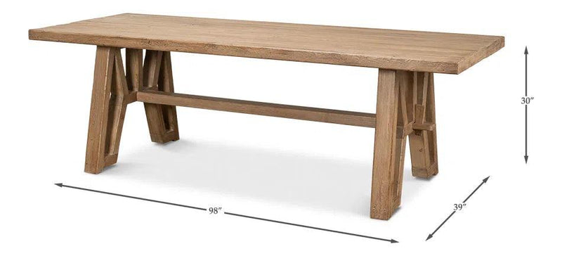 Miner's Camp Dining Table Dining Tables LOOMLAN By Sarreid