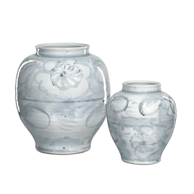 Ming-Style Countryside Medium Preserve Pot Vases & Jars LOOMLAN By Currey & Co