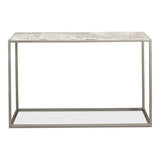 Minimal Console Table Marble Top Iron Frame Console Tables LOOMLAN By Sarreid