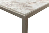 Minimal Console Table Marble Top Iron Frame Console Tables LOOMLAN By Sarreid