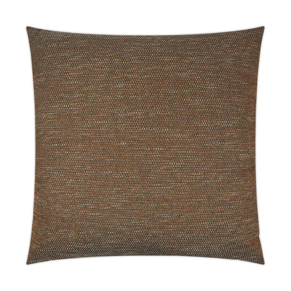 Mirante Rust Solid Brown Large Throw Pillow With Insert Throw Pillows LOOMLAN By D.V. Kap