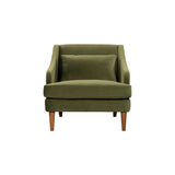 Missy Club Chair - Green Velvet Club Chairs LOOMLAN By LH Imports