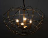 Mo Metal Pendant With Brass Finish Pendants LOOMLAN By Noir