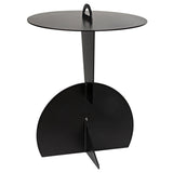 Mobilis Side Table, Black Steel Side Tables LOOMLAN By Noir