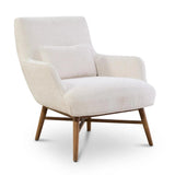 Modern Nubuck Leather Accent Chair Swell For Living Room Accent Chairs LOOMLAN By One For Victory