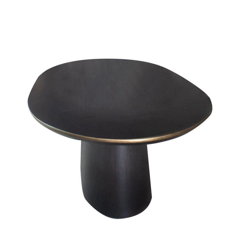 Modern Oval Black Dining Table Michelle Dining Tables LOOMLAN By Peninsula Home