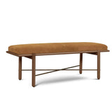 Modern Upholstered Suede Bedroom Bench Preston Bedroom Benches LOOMLAN By One For Victory