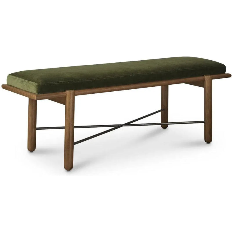 Modern Upholstered Suede Bedroom Bench Preston Bedroom Benches LOOMLAN By One For Victory