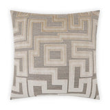 Modernist Oat Brown Throw Pillow With Insert Throw Pillows LOOMLAN By D.V. Kap