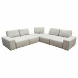 Modular 5-Seater Corner Sectional with Adjustable Backrest Modular Sofas LOOMLAN By Diamond Sofa