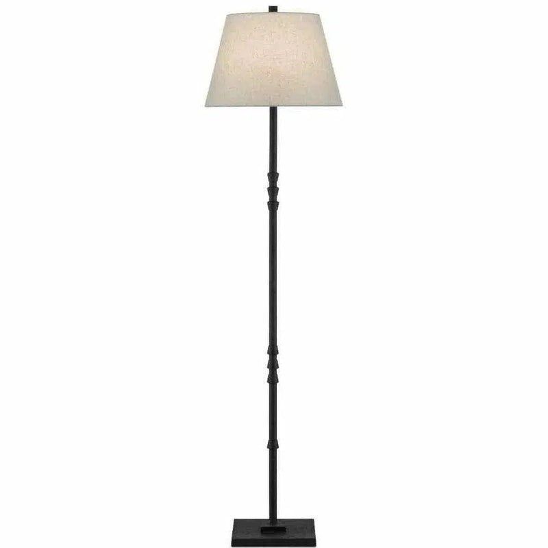 Mole Black Lohn Floor Lamp Floor Lamps LOOMLAN By Currey & Co