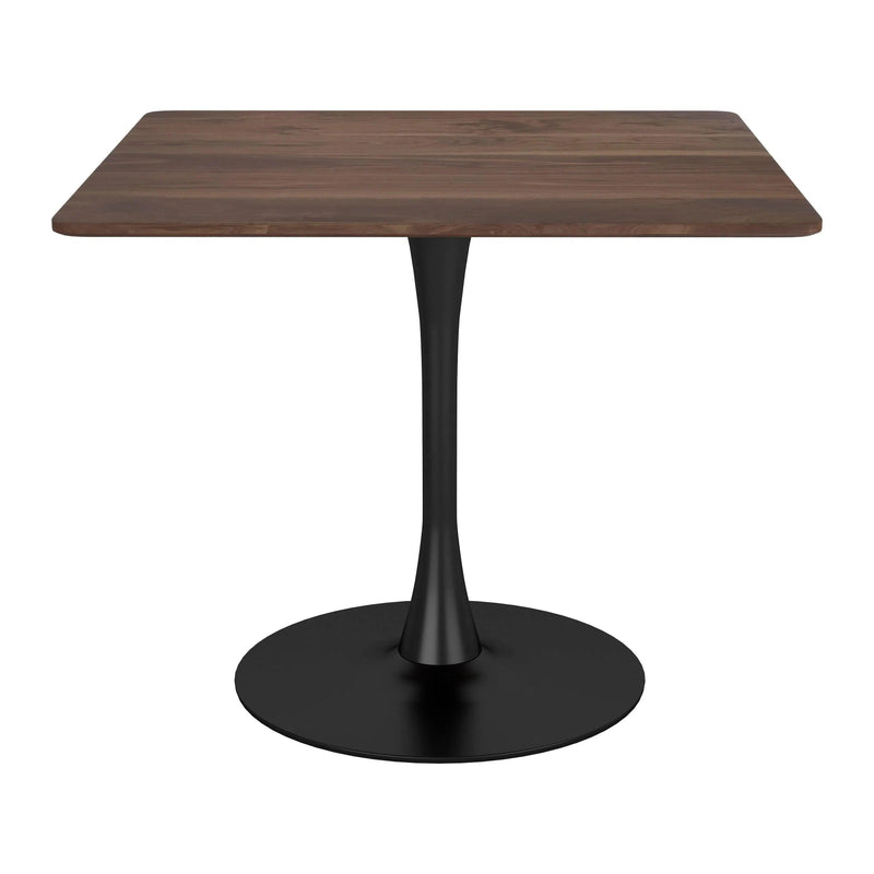 Molly Dining Table Brown Dining Tables LOOMLAN By Zuo Modern