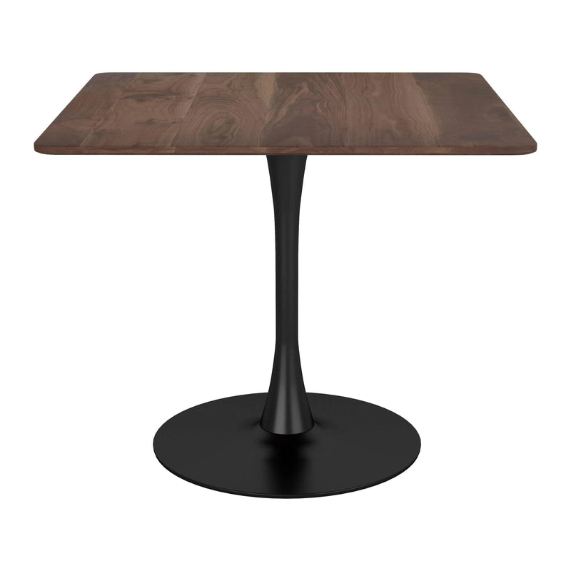 Molly Dining Table Brown Dining Tables LOOMLAN By Zuo Modern