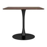 Molly Dining Table Brown Dining Tables LOOMLAN By Zuo Modern