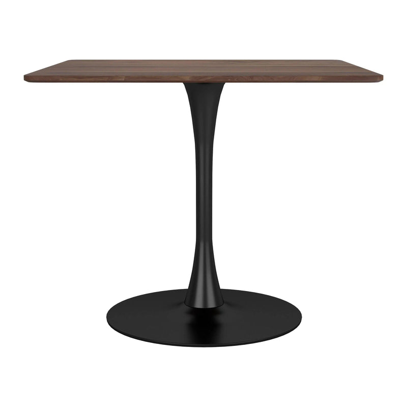 Molly Dining Table Brown Dining Tables LOOMLAN By Zuo Modern