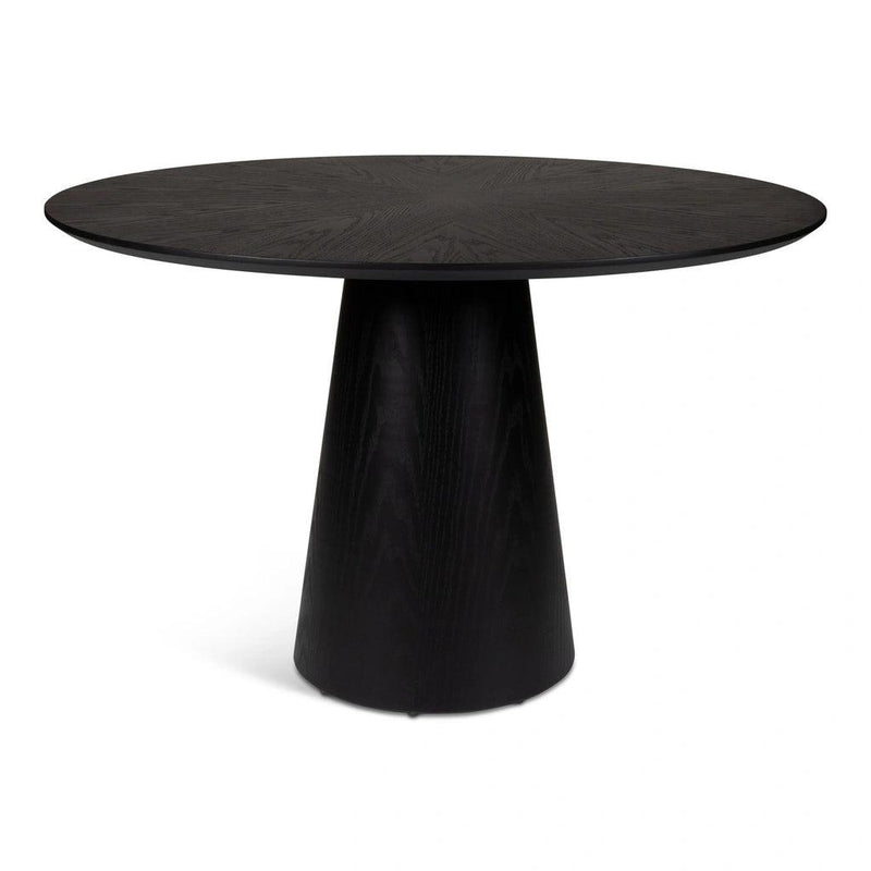 Mona Wooden Round Dining Table Dining Tables LOOMLAN By Urbia