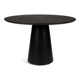 Mona Wooden Round Dining Table Dining Tables LOOMLAN By Urbia