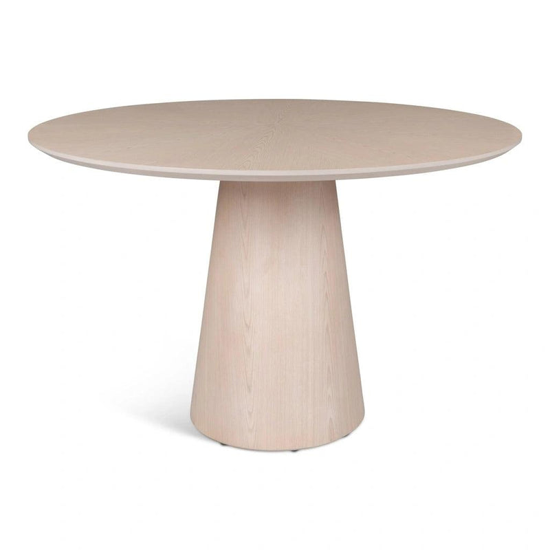 Mona Wooden Round Dining Table Dining Tables LOOMLAN By Urbia