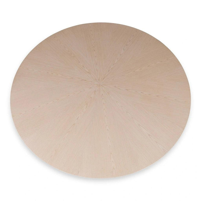 Mona Wooden Round Dining Table Dining Tables LOOMLAN By Urbia