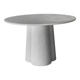 Mono Terrazzo and Concrete Round Dining Table Dining Tables LOOMLAN By Moe's Home