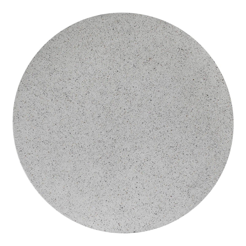 Mono Terrazzo and Concrete Round Dining Table Dining Tables LOOMLAN By Moe's Home