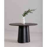 Mono Terrazzo and Concrete Round Dining Table Dining Tables LOOMLAN By Moe's Home