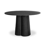 Mono Terrazzo and Concrete Round Dining Table Dining Tables LOOMLAN By Moe's Home