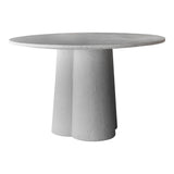 Mono Terrazzo and Concrete Round Dining Table Dining Tables LOOMLAN By Moe's Home