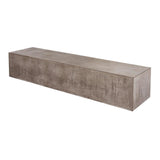 Monolith Coffee Table - Slate Grey Outdoor Coffee Table Outdoor Coffee Tables LOOMLAN By Seasonal Living