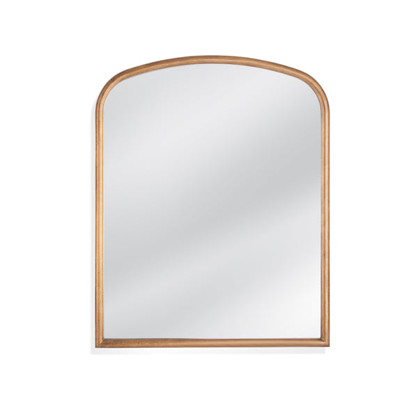 Monroe Polyurethane and MDF Gold Vertical Wall Mirror Wall Mirrors LOOMLAN By Bassett Mirror