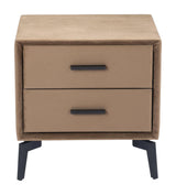 Montana Side Table Brown Side Tables LOOMLAN By Zuo Modern