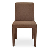 Monte Polyester Upholstered Armless Dining Chair (Set of 2) Dining Chairs LOOMLAN By Moe's Home