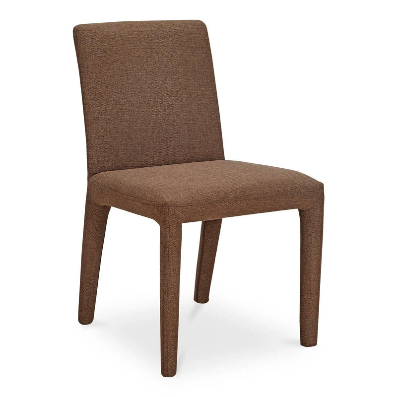 Monte Polyester Upholstered Armless Dining Chair (Set of 2) Dining Chairs LOOMLAN By Moe's Home