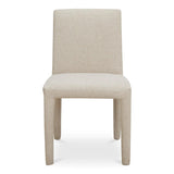 Monte Polyester Upholstered Armless Dining Chair (Set of 2) Dining Chairs LOOMLAN By Moe's Home