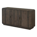 Monterey Rustic Solid Pine Wood Sideboard Sideboards LOOMLAN By Moe's Home